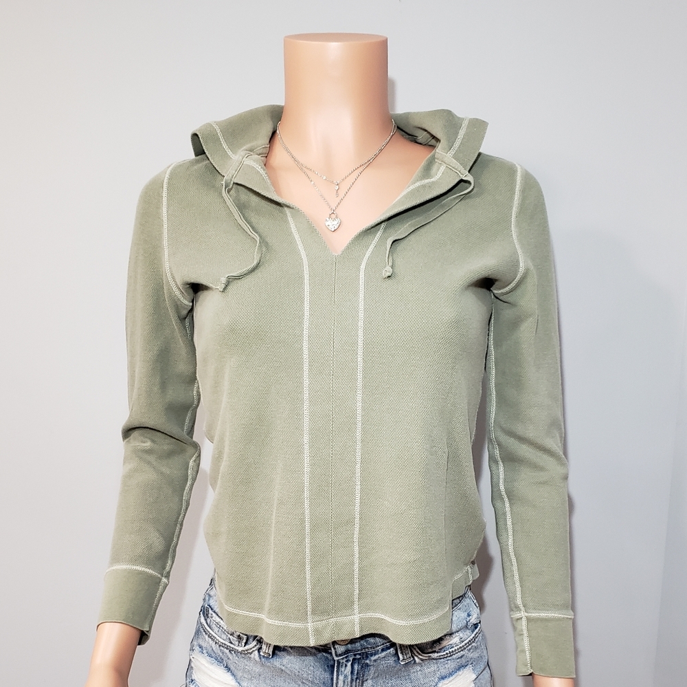 Eddie Bauer • Olive Green Hoodie Sz S
